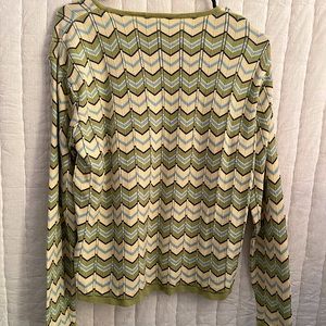 Liz Claiborne Chevron Knit Sweater